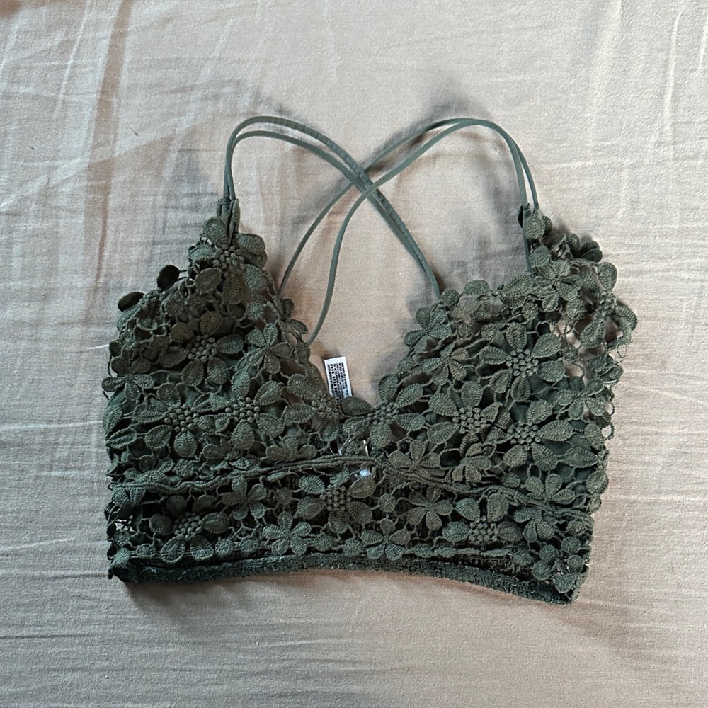 Free people Floral Lace Bralette